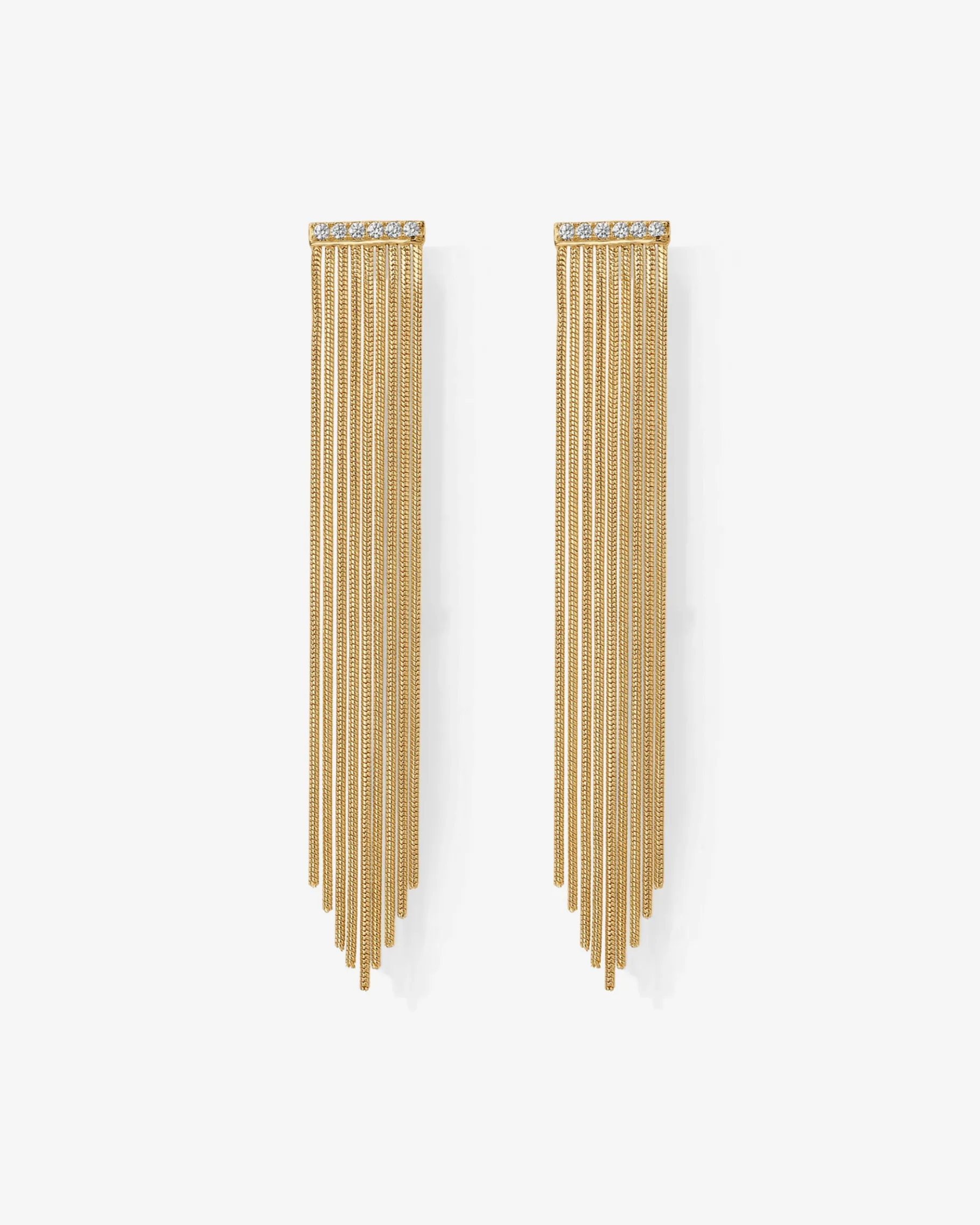PAVOI Dangle & Threader-Bar Tassel Earrings