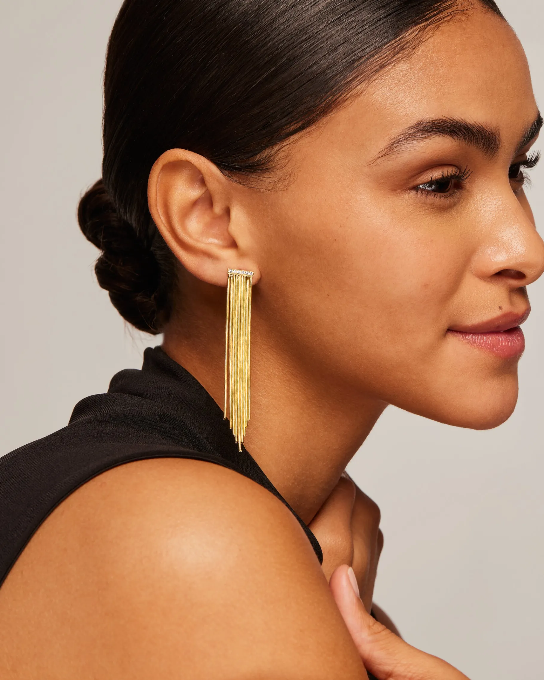 PAVOI Dangle & Threader-Bar Tassel Earrings