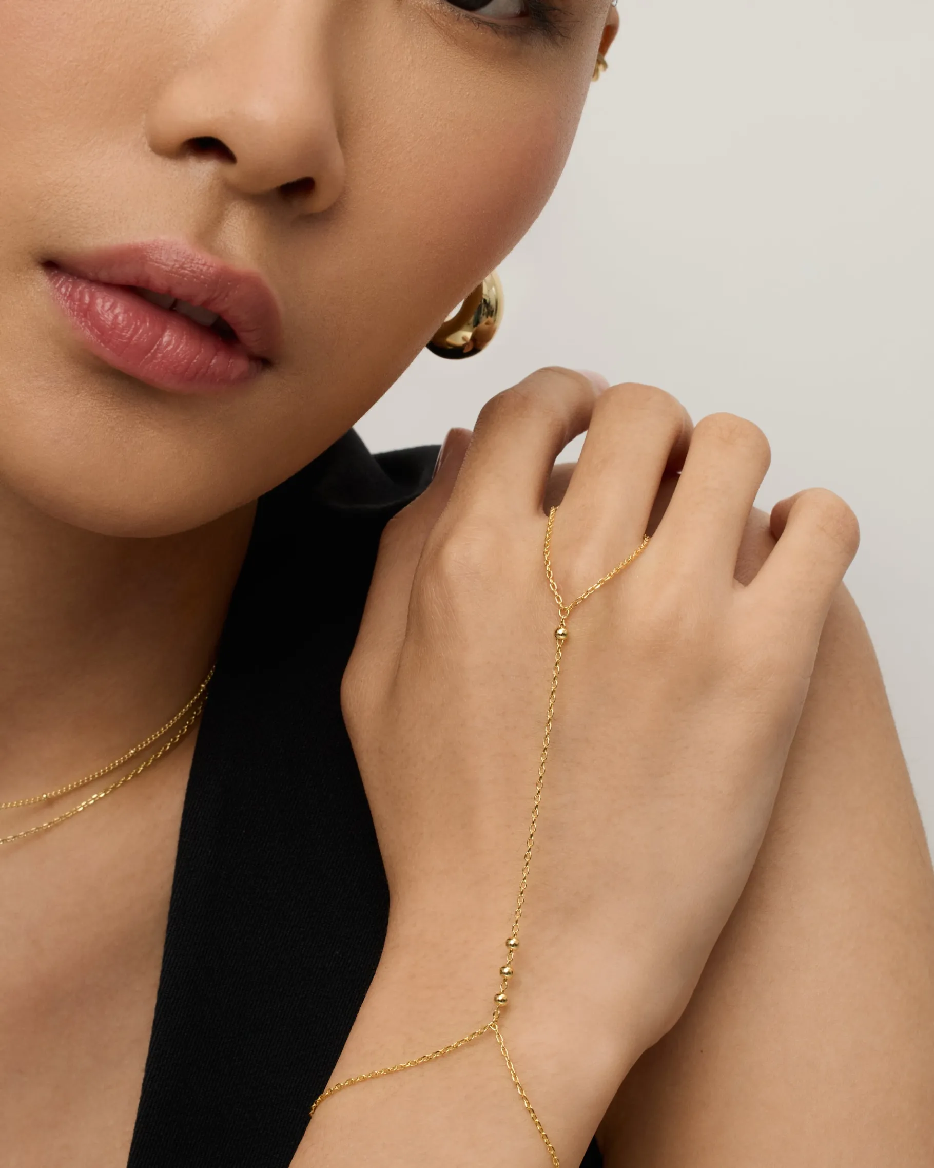 PAVOI Hand Chains-Beaded Hand Chain