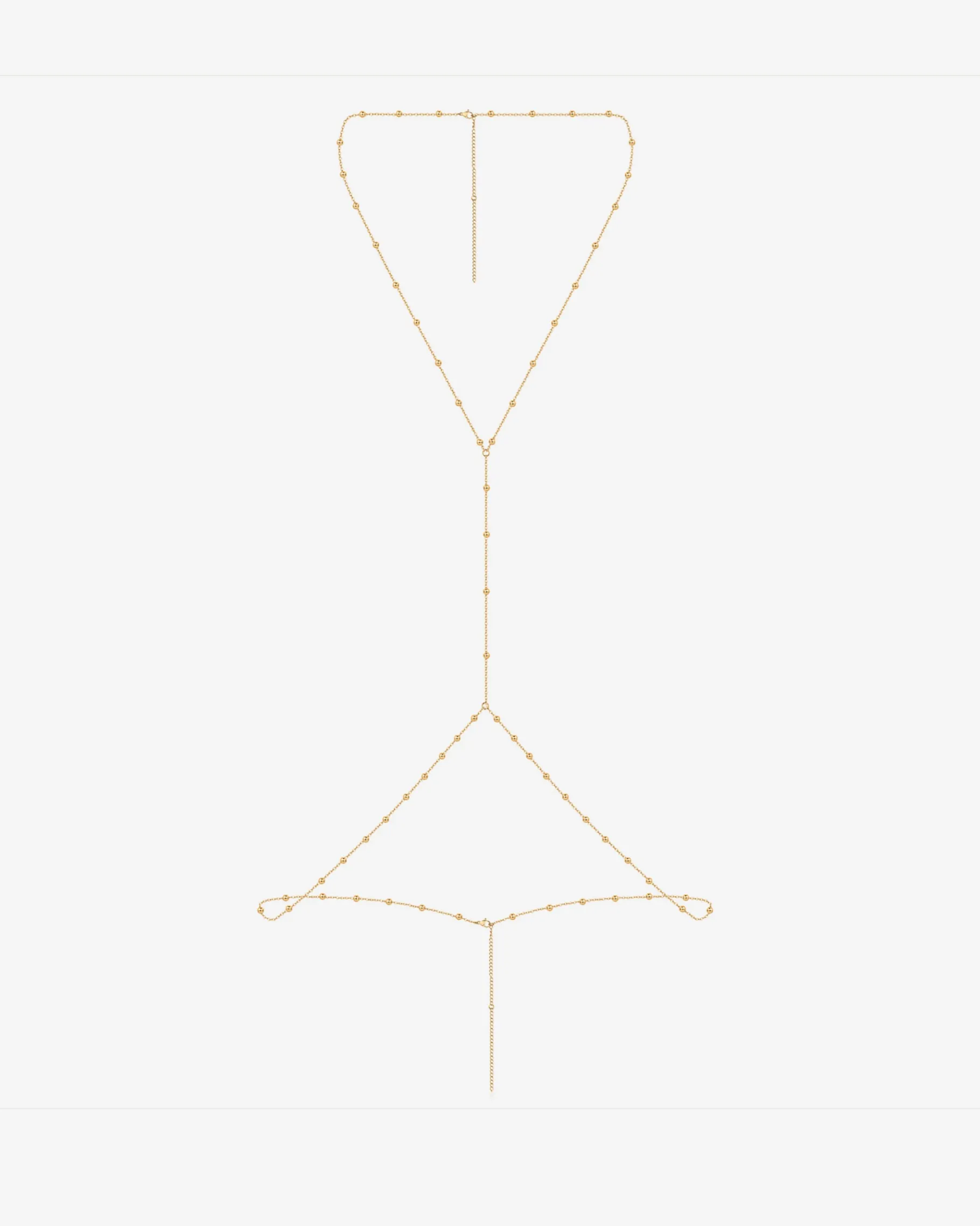 PAVOI Body Chains-Beaded Layered Body Chain