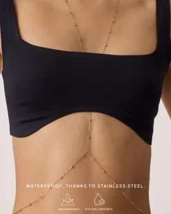 PAVOI Body Chains-Beaded Layered Body Chain