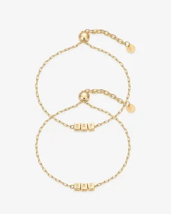 PAVOI Chain-BFF-ILYSM Cube Bracelet