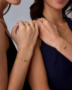 PAVOI Chain-BFF-ILYSM Cube Bracelet