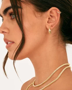PAVOI Huggies-Boho Colored Half Hoop Earrings