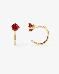 PAVOI Huggies-Boho Colored Half Hoop Earrings