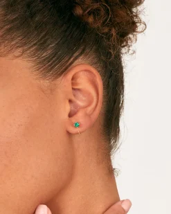 PAVOI Huggies-Boho Colored Half Hoop Earrings