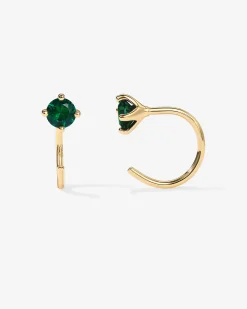 PAVOI Huggies-Boho Colored Half Hoop Earrings