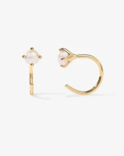 PAVOI Huggies-Boho Colored Half Hoop Earrings