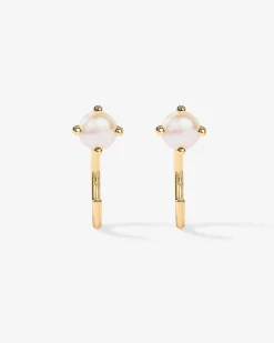 PAVOI Huggies-Boho Colored Half Hoop Earrings