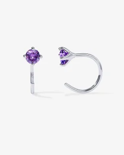 PAVOI Huggies-Boho Colored Half Hoop Earrings