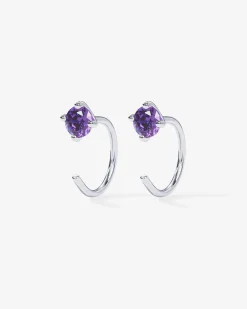 PAVOI Huggies-Boho Colored Half Hoop Earrings