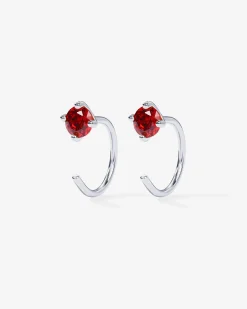 PAVOI Huggies-Boho Colored Half Hoop Earrings