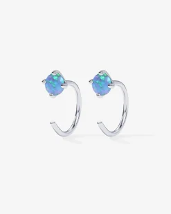 PAVOI Huggies-Boho Colored Half Hoop Earrings