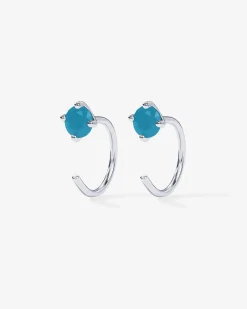 PAVOI Huggies-Boho Colored Half Hoop Earrings