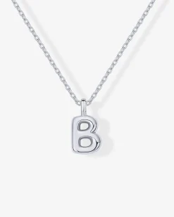 PAVOI Pendants|Charms-Bubble Initial Pendant
