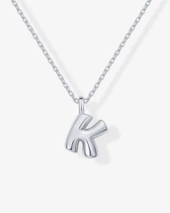 PAVOI Pendants|Charms-Bubble Initial Pendant