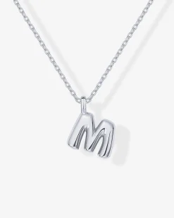 PAVOI Pendants|Charms-Bubble Initial Pendant