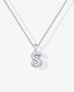 PAVOI Pendants|Charms-Bubble Initial Pendant