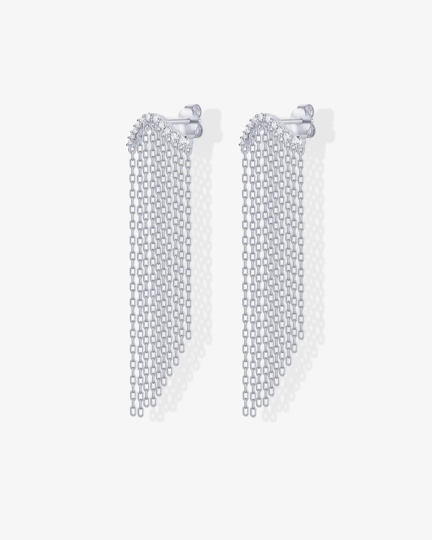 PAVOI Chain Earrings|Statement-Chain Crawler Dangle Earrings