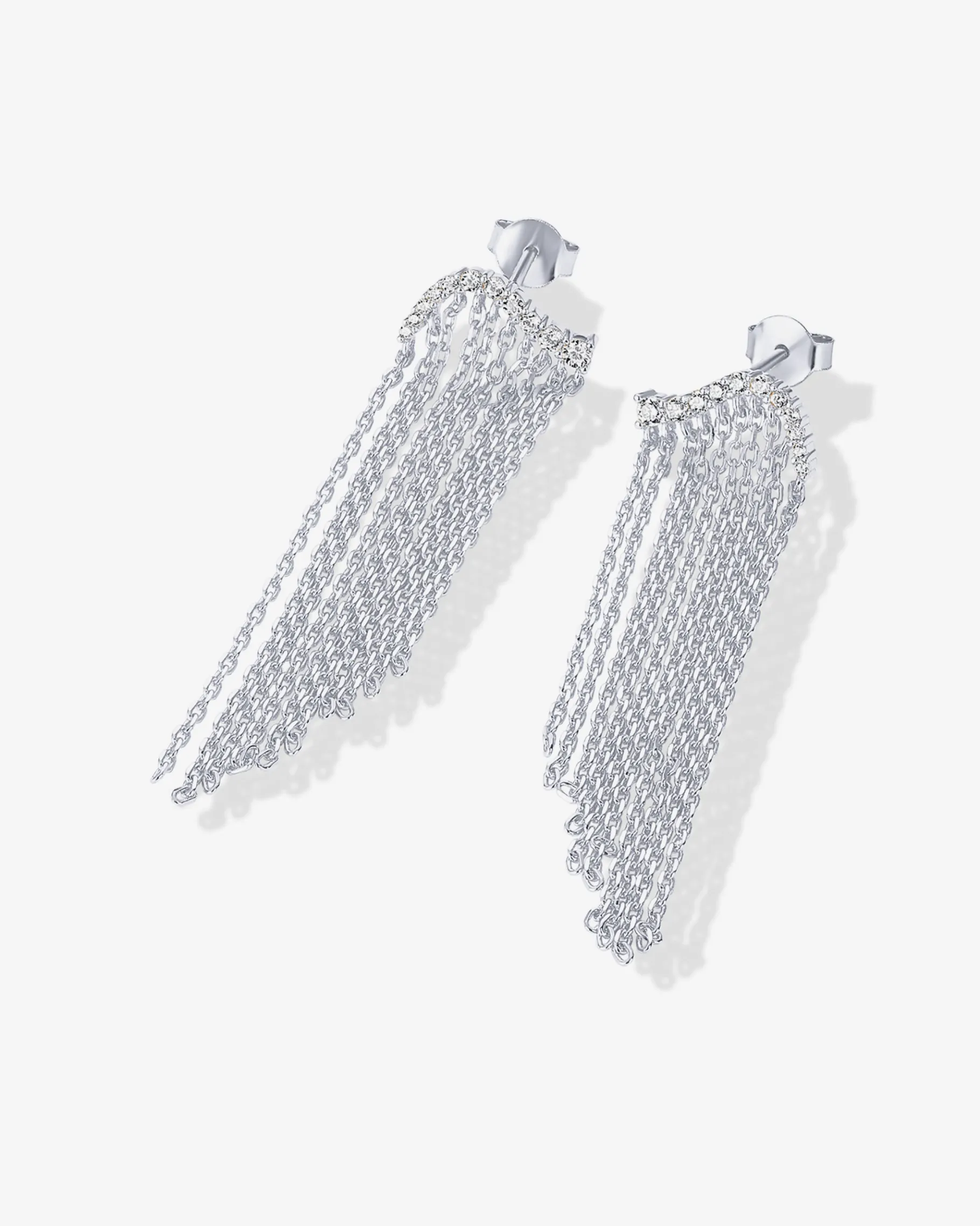 PAVOI Chain Earrings|Statement-Chain Crawler Dangle Earrings