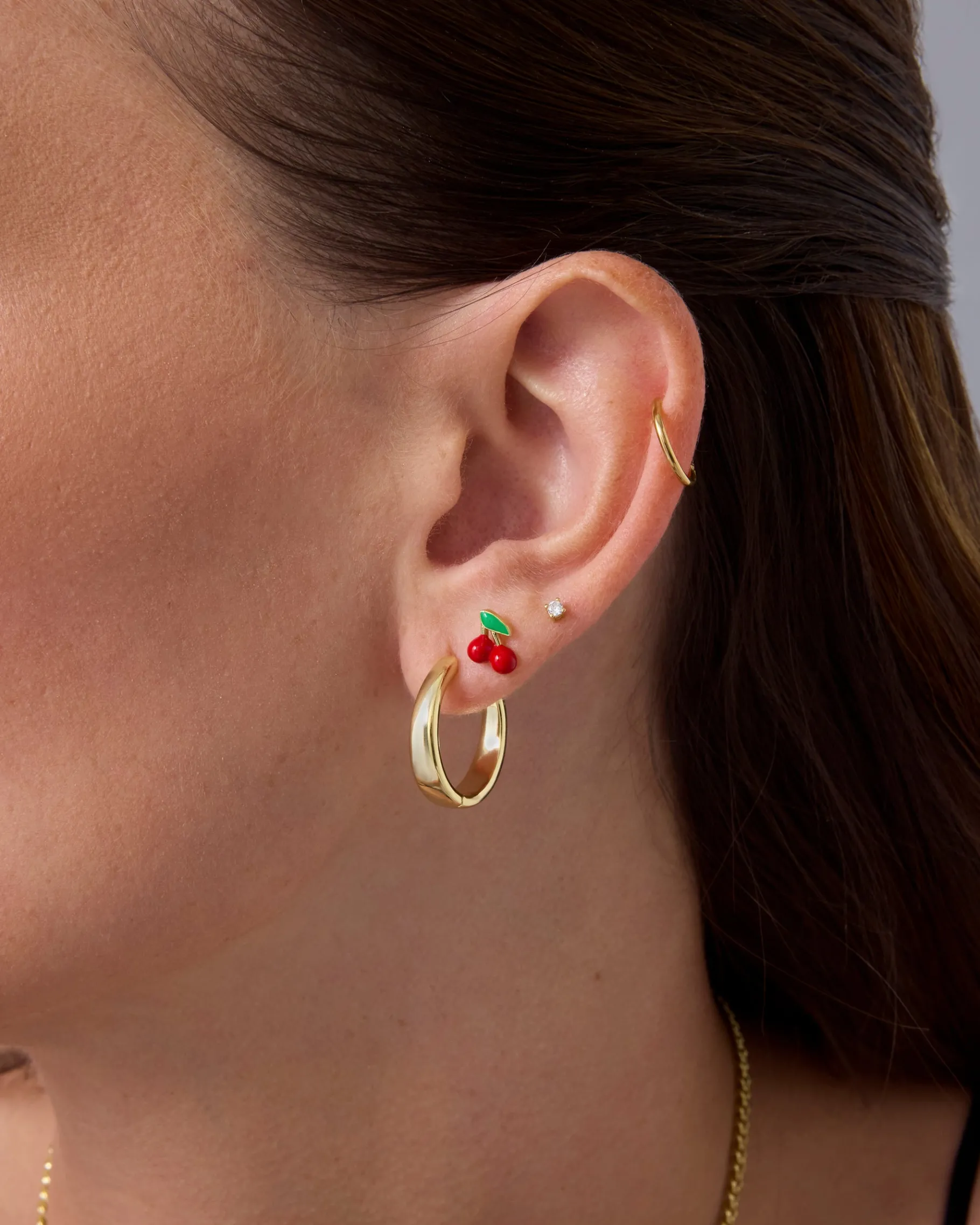 PAVOI Flat Backs|Studs-Cherry Studs
