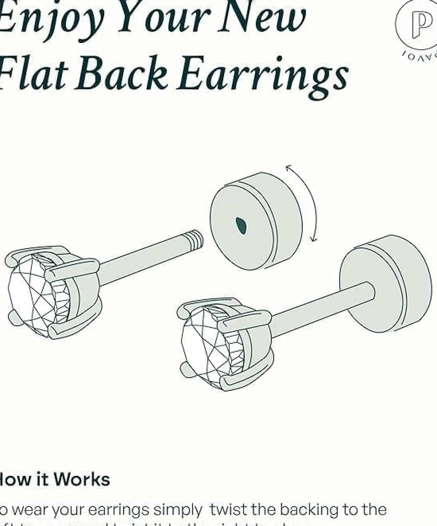 PAVOI Flat Backs|Studs-Cherry Studs