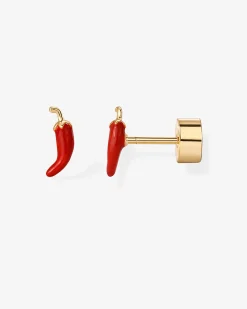 PAVOI Flat Backs|Studs-Chili Pepper Studs