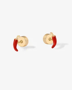 PAVOI Flat Backs|Studs-Chili Pepper Studs