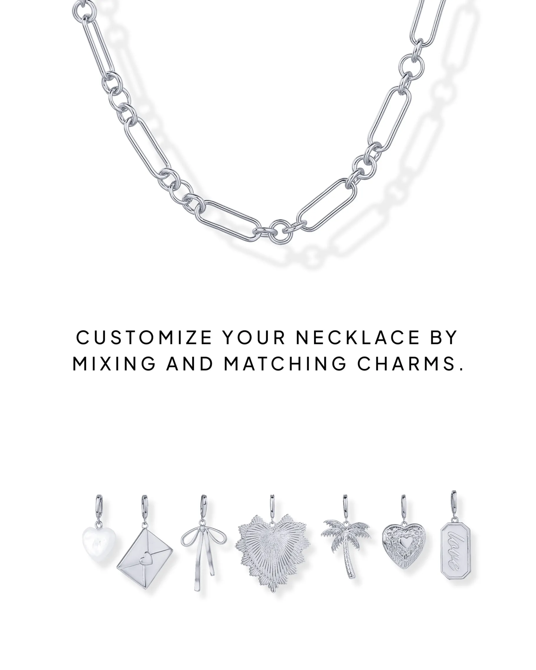 PAVOI Pendants|Chains-Chunky Charm Necklace
