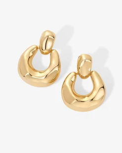 PAVOI Statement|Dangle & Threader-Chunky Dangle Door Knocker Earrings