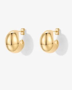 PAVOI Statement|Hoops-Chunky Dome Hoop Earrings