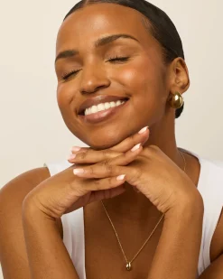 PAVOI Statement|Hoops-Chunky Dome Hoop Earrings