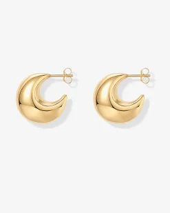PAVOI Statement|Hoops-Chunky Dome Hoop Earrings