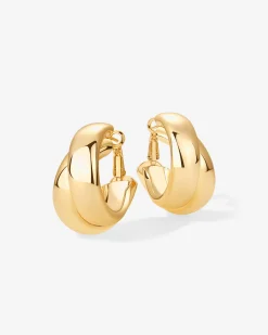 PAVOI Statement|Hoops-Chunky Double Hoops