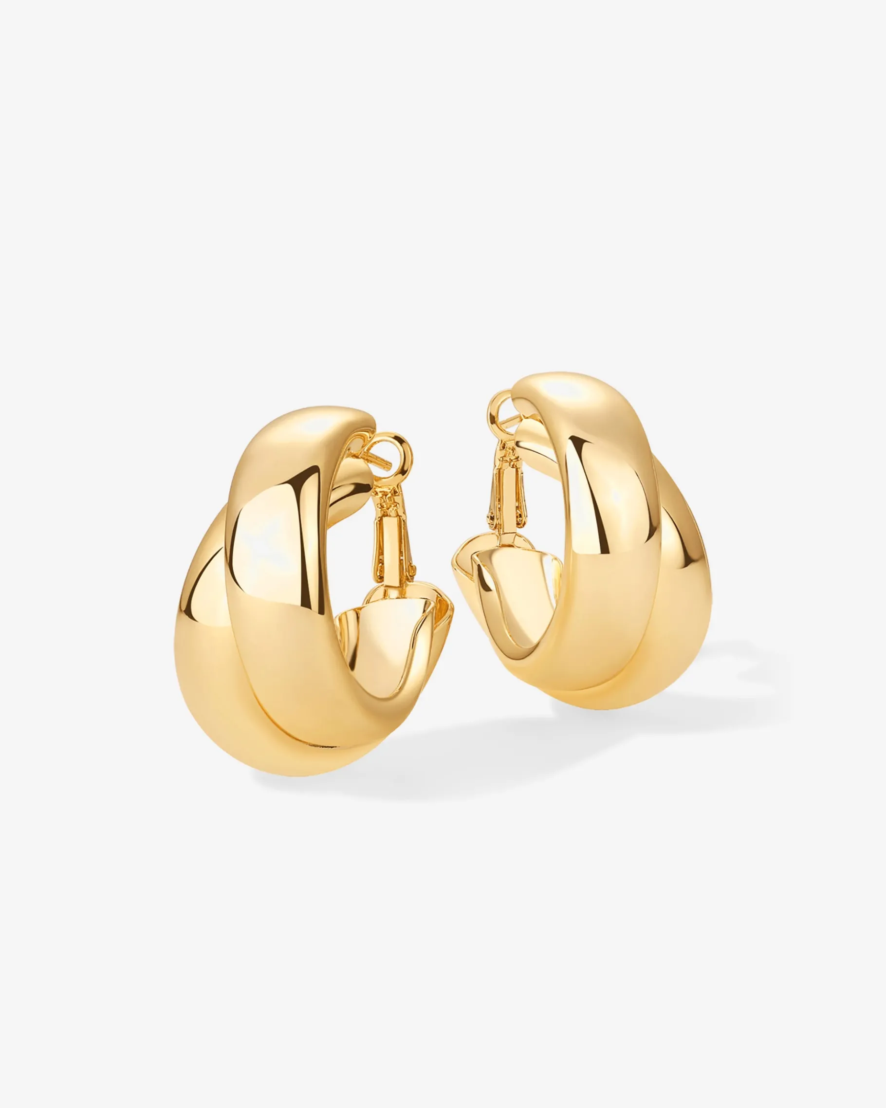 PAVOI Statement|Hoops-Chunky Double Hoops