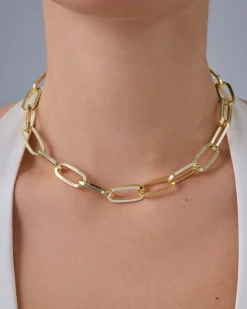 PAVOI Chains-Chunky Paperclip Chain Necklace