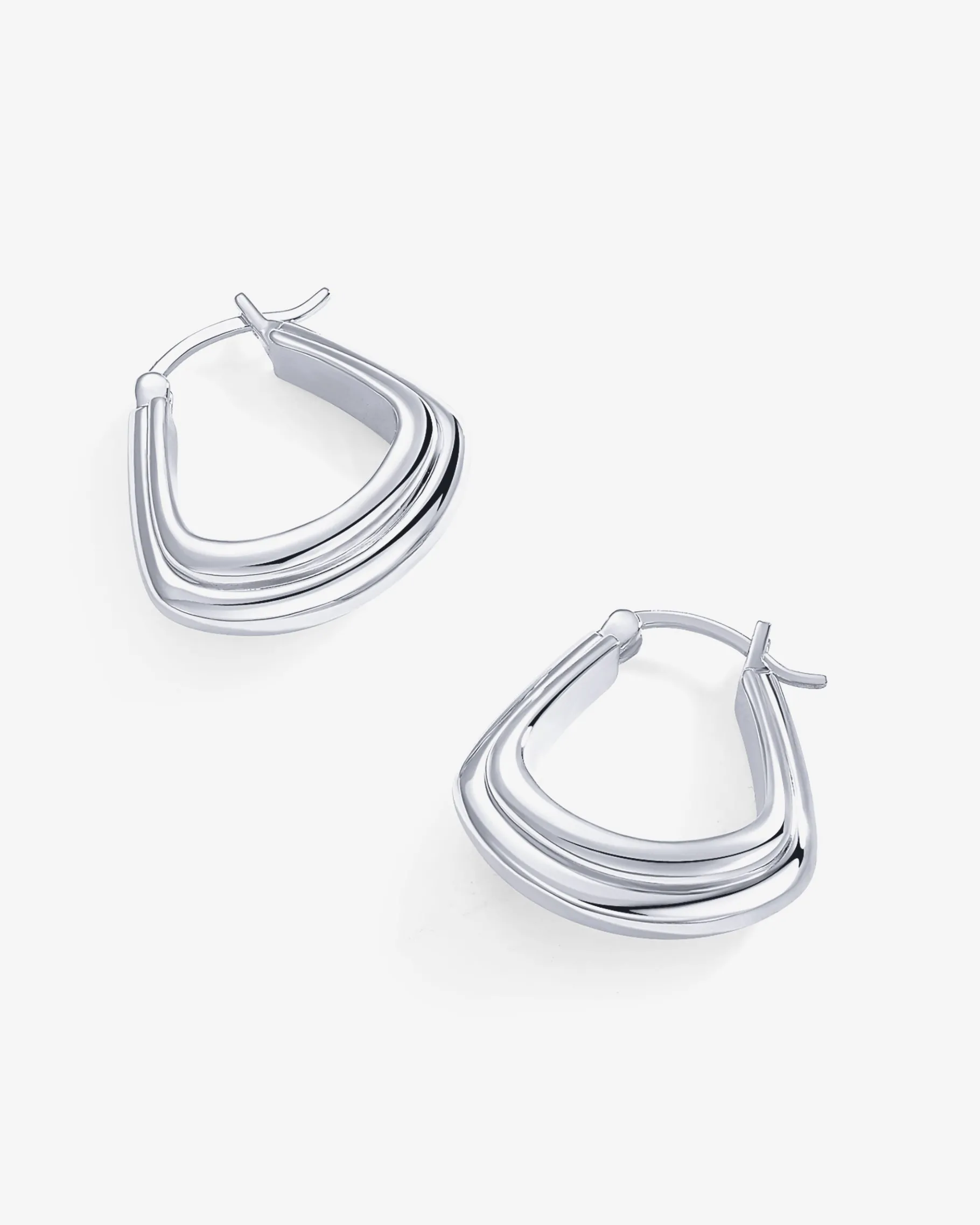 PAVOI Hoops-Chunky Triangle Hoops