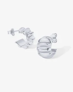 PAVOI Huggies-Chunky Weightless Hoop Huggies