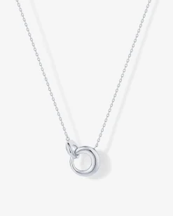 PAVOI Pendants-Circle Link Pendant Necklace