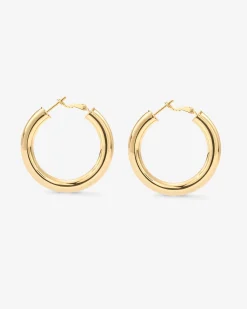 PAVOI Hoops-Clasp Back Chunky Hoops