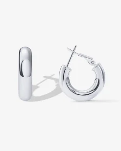 PAVOI Hoops-Clasp Back Chunky Hoops