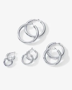 PAVOI Hoops-Clasp Back Chunky Hoops