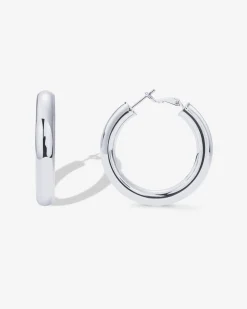 PAVOI Hoops-Clasp Back Chunky Hoops