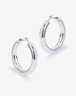 PAVOI Hoops-Clasp Back Chunky Hoops