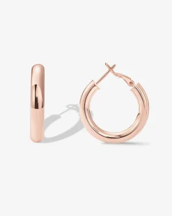 PAVOI Hoops-Clasp Back Chunky Hoops