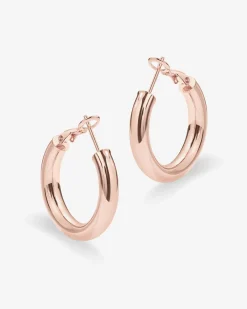 PAVOI Hoops-Clasp Back Chunky Hoops