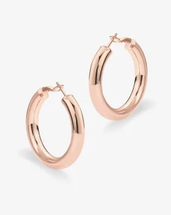 PAVOI Hoops-Clasp Back Chunky Hoops