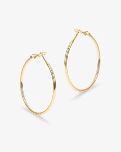 PAVOI Hoops-Clasp Back Thin Hoops