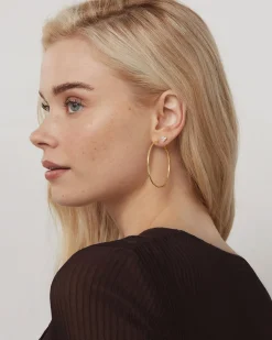 PAVOI Hoops-Clasp Back Thin Hoops