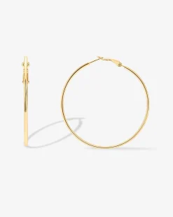 PAVOI Hoops-Clasp Back Thin Hoops